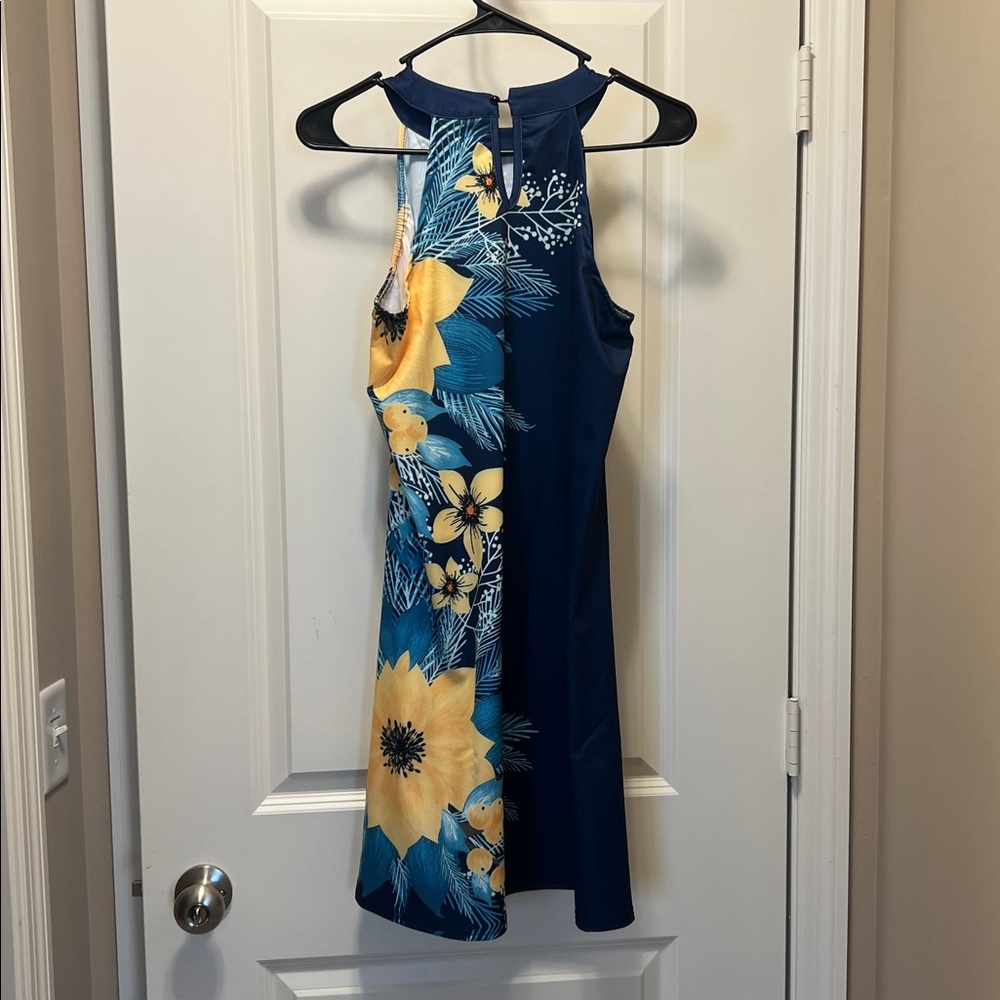 Women's Tiaford Boho Sleeveless Halter Summer Floral Dress - (Size S) NWOT - Picture 3 of 9